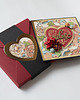 kartki scrapbooking Kartka ślubna w pudełku 2