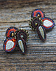 kolczyki soutache Kolczyki soutache Jesienny liść 1