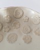 miski i misy Biało ceramiczna miska z kwiatami 4