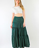 spódnice maxi Spódnica maxi długa kolor butelkowa zieleń pas gumowany  xs/s 5
