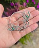 nausznice Nausznice  zielony agat wire wrapping zausznice 5