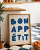 plakaty Plakat Bon Appetit Niebieski 2
