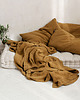 poduszki gładkie Lniana Poduszka SIMPLE - golden ochre 4