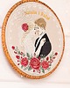 zaproszenia i kartki na ślub Ślubna, indywidualna dedykacja, haft w oprawie vintage 4