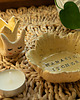 świeczniki i świece Zestaw ceramicznych świeczników handmade kwiat i ślimak 1