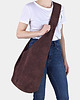 torby XXL Kasztanowa torba hobo w stylu boho / vegan 1