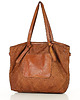 torby na ramię Torebka pleciona damska skórzany shopper bag - MARCO MAZZINI brąz camel 4