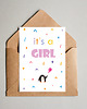 kartki okolicznościowe - wydruki Kartka na narodziny It is a girl 1