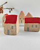 figurki i rzeźby Ceramiczne małe domki 1