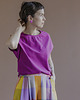 t-shirt damskie Malinowy T-shirt Kimonowy 1