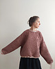 bluza bez kaptura damska Bluza Wafel "W_02" orzech 3