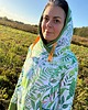 bluza z kapturem damska Bluza kangurka "Polne kwiaty" unisex 2