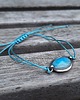 bransoletki wire wrapping Agat na lato   - bransoletka sznurkowa 3