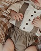 chłopiec - inne Komplet lniany koszula oversize off white i bloomersy sand 1