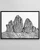 grafiki i ilustracje Dolomity / Tre Cime / Góry / Grafika 1