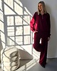komplety damskie Kissa wygodny komplet z rozpinaną bluzą Cherry 4