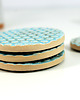 podkładki do kuchni Zestaw 3 ceramicznych podstawek + podstawka na świeczkę 6