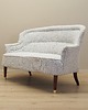 sofy i szezlongi Sofa biały melanż, włoski design, lata 60, produkcja: Włochy 2