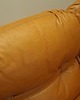 sofy i szezlongi Sofa skórzana pomarańczowa, Space Age design, lata 60, produkcja: Włochy 6