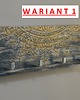 wieszaki Drewniany wieszak na klucze w stylu rustykalnym: wzór mandali, 4 haczyki 3