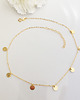 chokery Naszyjnik choker z kółeczkami, coin choker 3