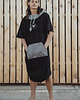 bluzy męskie Surf poncho plażowe AZTEC black, ręcznik kąpielowy 2
