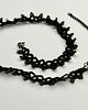 chokery Choker frywolitkowy z szarym spinelem  Seria Boho 2