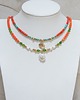 chokery Sea collection - Koral orange vol 3 /choker/ 10.07.25w 5
