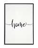 plakaty Plakat, grafika Home - napis 2