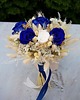 dodatki ślubne Niebieski Bukiet Ślubny, bukiet dla Panny Młodej 3