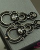 kolczyki soutache Bardzo długie czarno grafitowe kolczyki sutasz 3