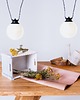 lampy wiszące Lampa nowoczesna wisząca GLASS HANGMAN 2 podwieszana mleczne klosze kulki 1