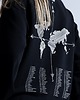bluza bez kaptura damska Zaznacz odwiedzone państwa - czarna bluza dla podróżnika bez kaptura 1