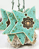 ozdoby choinkowe Ceramiczne gwiazdki choinkowe - ozdoby choinkowe 4