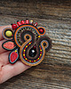 broszki Autumn Garden- broszka soutache 4