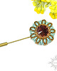 broszki Marsala, szpila, broszka, beading 2