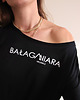 t-shirt damskie Luźny T-shirt z wiązaniem BAŁAGANIARA 8