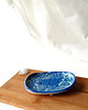 mydelniczki Mydelniczka ceramiczna niebiesko-błękitna 1
