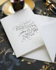kartki scrapbooking Kartka artystyczna kaligrafowana ręcznie atramentem Miłego Dnia 1