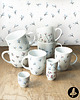 kubki Gałązki 03 - czerwone - kubek porcelanowy 1