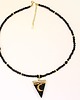 wisiory Onyks Spinel księżyc choker 1