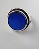 pierścionki srebrne Pierścionek -lapis lazuli na okrągło- 3