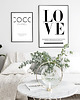plakaty Plakat z napisem LOVE w języku Angielskim 1