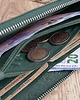 portfele damskie ZIELONY PORTFEL DAMSKI W KWIATY T-08-GR 7