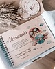 notatniki i albumy KRÓLIK W SAMOLOCIE personalizowany album na chrzest roczek 1