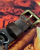 zegarki męskie DC 044 - BROWN Vintage - Mechaniczny zegarek w skórzanej oprawie 6