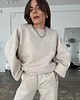bluza bez kaptura damska Bluza Grounded light mocca melange 9