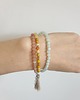 bransoletki z kamieni naturalnych Bransoletka TRIO BOHO ART jadeit, jaspis, seledyn, pomarańcz,żółty 6