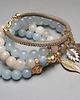 bransoletki z kamieni naturalnych Light pastel colours vol. 14  /23.10.24/ - set 3