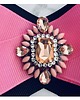 broszki Brosza  Pink  z  różowymi kryształkami  NEW 7